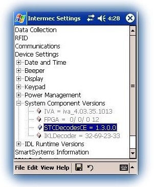 Intermec Settingsв鿴汾