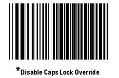 Disable Caps Lock Override